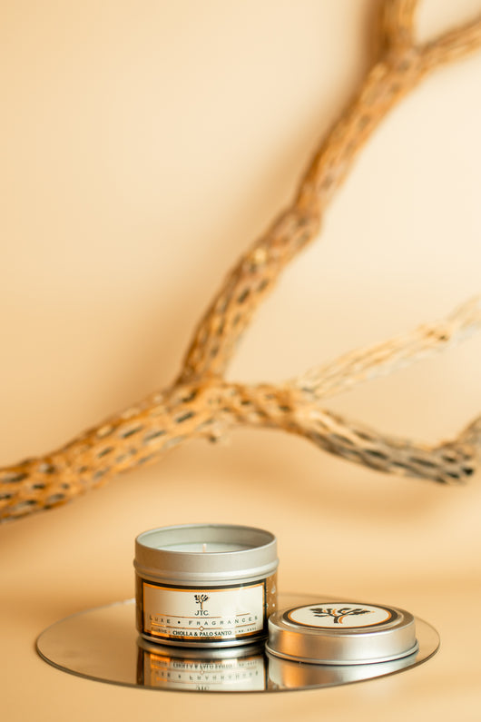 4 Oz Travel Tin Candle - Cholla & Palo Santo